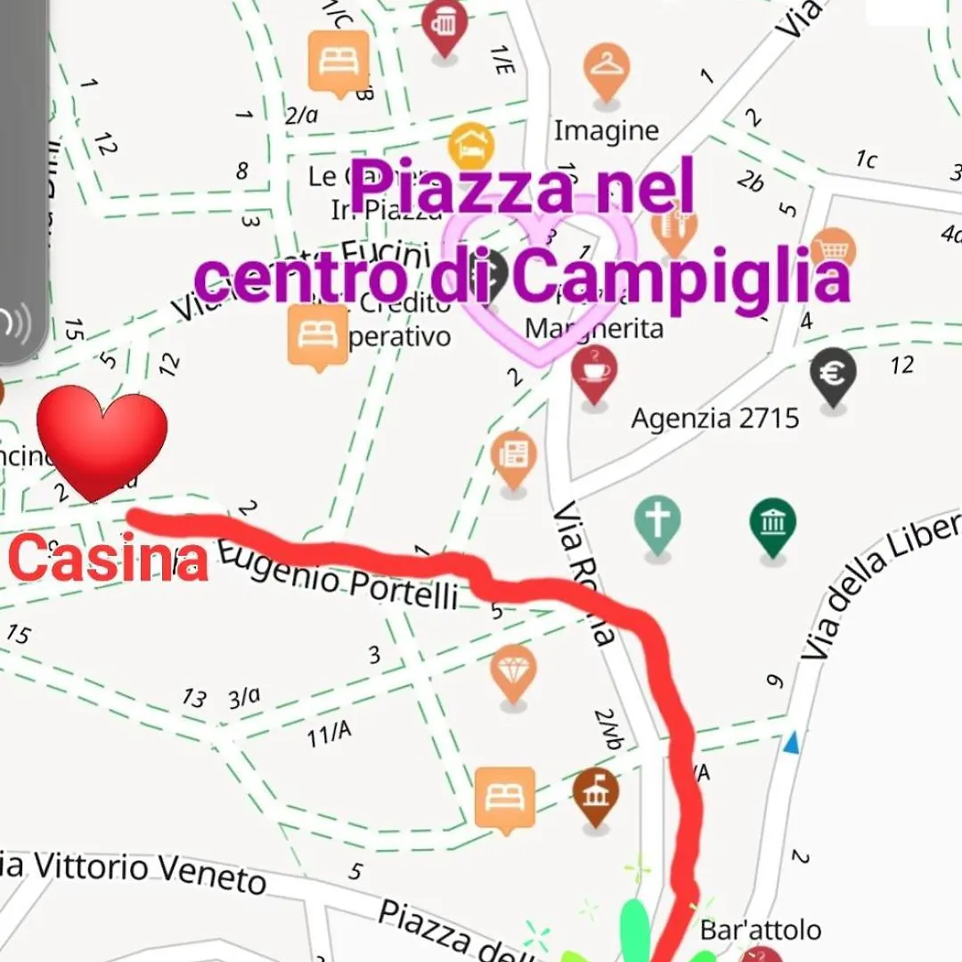Διαμέρισμα Casina Toscana, Cozy Studio In The Heart Of Campiglia Marittima With Free Wi-Fi